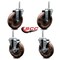 Service Caster 5 Inch High Temp Glass Filled Nylon 58 Inch Threaded Stem Caster Set 2 Brakes SCC SCC-TS20S514-GFNSHT-58212-2-TLB-2 - alternate 4